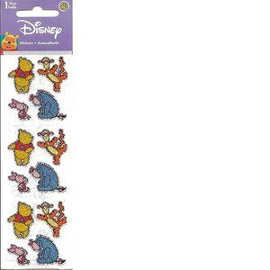 New Disney Winnie the Pooh Tigger Eeyore Piglet Sparkle Scrapbook Stickers